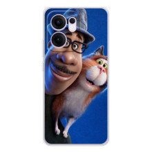 Чехол с принтом Душа на OPPO Reno14 F (Джо и кот)