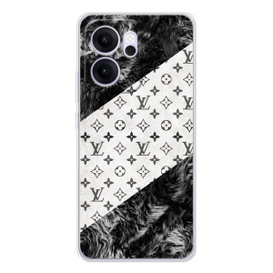 Чехол Стиль Louis Vuitton на OPPO Reno14 F – LV на белом