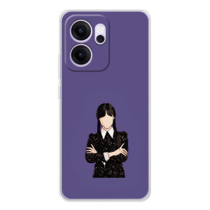 Чехлы Венсдей на OPPO Reno14 F Уэнсдей (AlphaPrint)