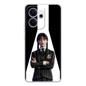 Чехлы Венсдей на OPPO Reno14 F Уэнсдей (AlphaPrint)