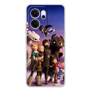 Чехол дракон Беззубик для OPPO Reno14 F – Герои дракона