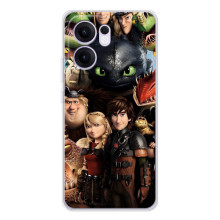 Чехол как приручить дракона на OPPO Reno14 F