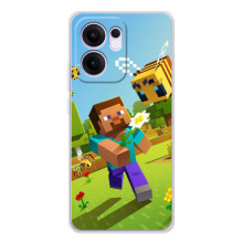 Чехол с картинками Майнкрафт для  (Персонаж Майнкрафт)