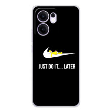 Чехол с логотипом Найк на OPPO Reno14 F (Nike just do it)
