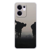 Чехол с украинским воином на OPPO Reno14 F (Украинские солдаты)