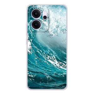 Летний Чехол на OPPO Reno14 F – Морская волна