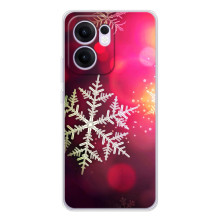 Новорічні Чохли для Рено14 Ф (VPrint) – Сніжинка