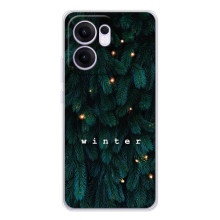 Новорічні, Святкові Чохли для OPPO Reno14 F - 2024 год (Winter)