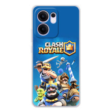 Силіконовий Чохол (атрибутика Клеш Роял) для OPPO Reno14 F (Клеш Король)