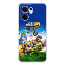 Силіконовий Чохол (атрибутика Клеш Роял) для OPPO Reno14 F (Клеш рояль)