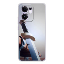 Силіконовий Чохол (атрибутика Клеш Роял) для OPPO Reno14 F (Меч варвара)