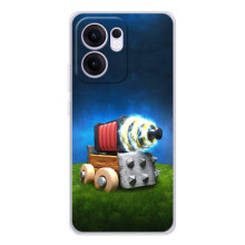 Силіконовий Чохол (атрибутика Клеш Роял) для OPPO Reno14 F (Гармата)