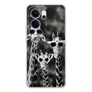 Силиконовый чехол с КАРТИНКАМИ лето для OPPO Reno14 F (AlphaPrint)