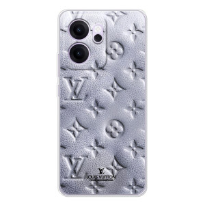 Текстурный Чехол Louis Vuitton для Рено14 Ф (Белый ЛВ)
