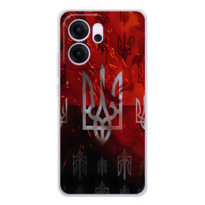 Украинские Чехлы для OPPO Reno14 F с картинкой УПА (AlphaPrint)
