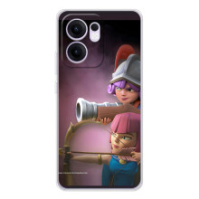 Чохол з героями Клеш Рояль для OPPO Reno14 F – Три мушкетери