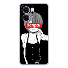 Чехлы Персонажи Аниме Наруто для OPPO Reno 14 FS (AlphaPrint) (Senpai)