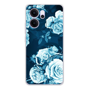 Чехлы (ART) Цветы на OPPO Reno 14 FS (VPrint)