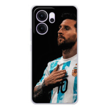 Чехлы Лео Месси Аргентина для OPPO Reno 14 FS – Месси Капитан