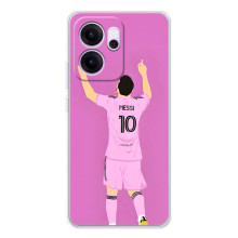 Чехлы Лео Месси в Майами на OPPO Reno 14 FS (Празднование Месси)