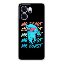 Чехлы Мистер Бист для ОППО Рено14 ФС (logo Mr beast)