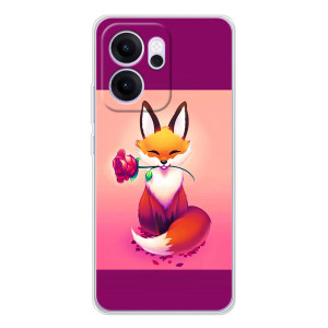 Чехлы с картинкой Лисички для OPPO Reno 14 FS (VPrint)