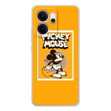 Чехлы с принтом Микки Маус на OPPO Reno 14 FS (Испуганный Микки)