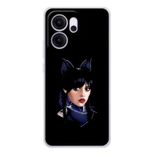 Чехлы с принтом Уэнсдей на OPPO Reno 14 FS – Милая Уэнсдей