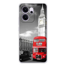 Чехол Биг-Бен на ОППО Рено14 ФС – Красный автобус