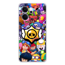 Чехол для OPPO Reno 14 FS Бравл Старс (VPrint) (Лого Brawl Stars)