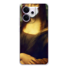 Чехол для смартфона OPPO Reno 14 FS Художественное Искусство – Монна Лиза в маске