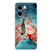 Чехол ГРИНЧ для ОППО Рено14 ФС (Новогодний Гринч)