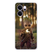 Чехол МАРВЕЛ для ОППО Рено14 ФС (AlphaPrint) (I am Groot)