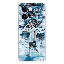 Чехол Месси футболист для OPPO Reno 14 FS – Месси в Аргентине
