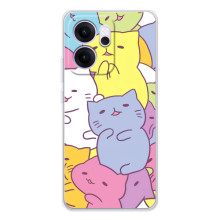 Бампер с изображением Котиков для ОППО Рено14 ФС