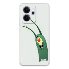 Чехол с картинкой "Одноглазый Планктон" на OPPO Reno 14 FS – Милый Планктон