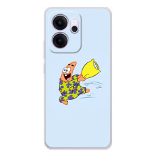 Чехол с картинкой Патрик на OPPO Reno 14 FS (Патрик с подушкой)