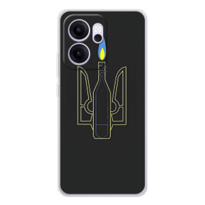 Чохол з картинкою (Патріотичний ГЕРБ) на OPPO Reno 14 FS (Герб - Молотова)