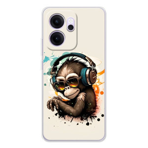 Чехол с Обезьянами OPPO Reno 14 FS - (AlphaPrint)