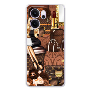 Чехол Стиль Louis Vuitton на OPPO Reno 14 FS – Мода Луи Виттон
