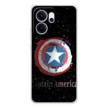 Чехол с Щитом Капитана Америки на OPPO Reno 14 FS – Щит Капитана