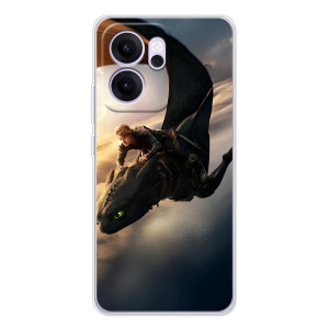 Чохол дракон Беззубик для OPPO Reno 14 FS – Політ Беззубика