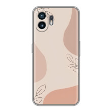 Чехол цветочный дизайн для OPPO Reno14 FS – Коричневый фон