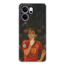 Чехол с футболистом Ламин Ямаль OPPO Reno 14 FS (Ямаль аниме)