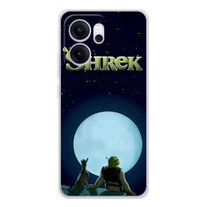 Печатный чехол с принтом Шрек для OPPO Reno 14 FS – Shrek