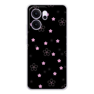 Чехол с розовым рисунком для OPPO Reno 14 FS