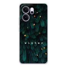 Новогодние, Праздничные Чехлы для OPPO Reno 14 FS - 2024 год (Winter)