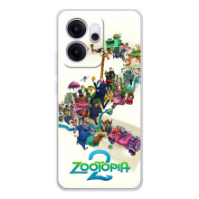 Силиконовый чехол с принтом Зоотрополіс для OPPO Reno 14 FS – Зоотрополис логотип