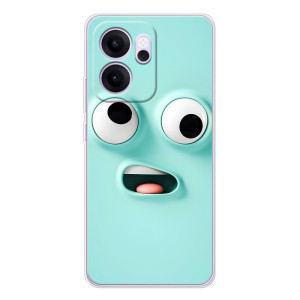 Силиконовые Чехлы (смешные стикеры) для OPPO Reno 14 FS – мордочка