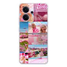 Силиконовый Чехол Барби Фильм на OPPO Reno 14 FS (Барби стиль)